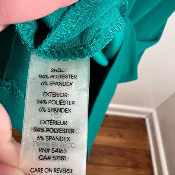 Calvin Klein Flutter Sleeve Sheath Dress Kelly Green 10 - Picture 12 of 12